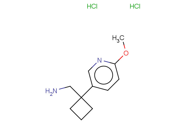 [1-(6-methoxypyridin-3-yl)cyclobutyl]methanamine dihydrochloride