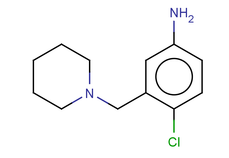 4-chloro-3-(piperidin-1-ylmethyl)aniline