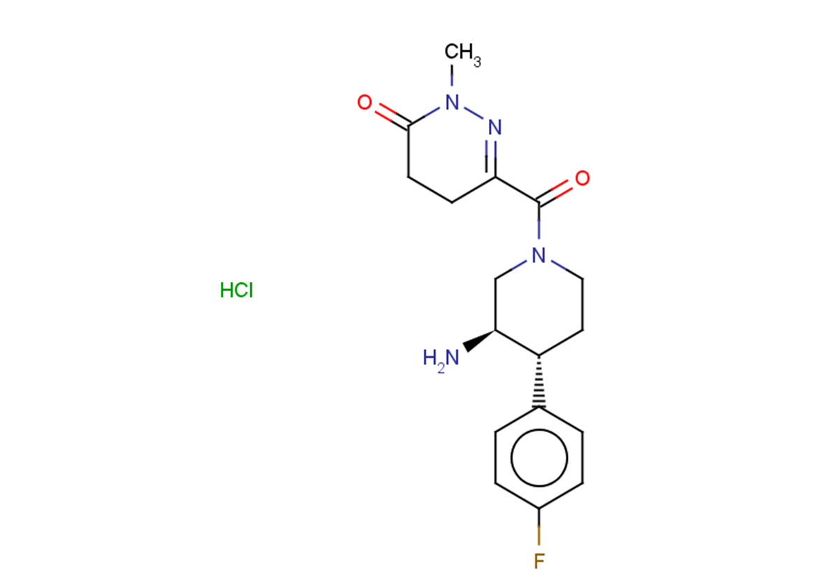 rac-6-[(3R,4R)-3-amino-4-(4-fluorophenyl)piperidine-1-carbonyl]-2-methyl-2,3,4,5-tetrahydropyridazin-3-one hydrochloride, trans