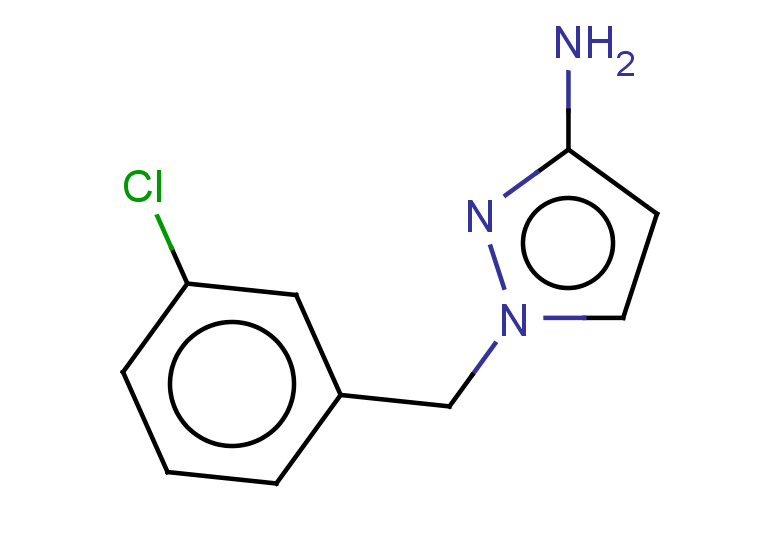 1-[(3-chlorophenyl)methyl]-1H-pyrazol-3-amine