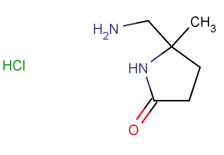 5-(aminomethyl)-5-methylpyrrolidin-2-one hydrochloride