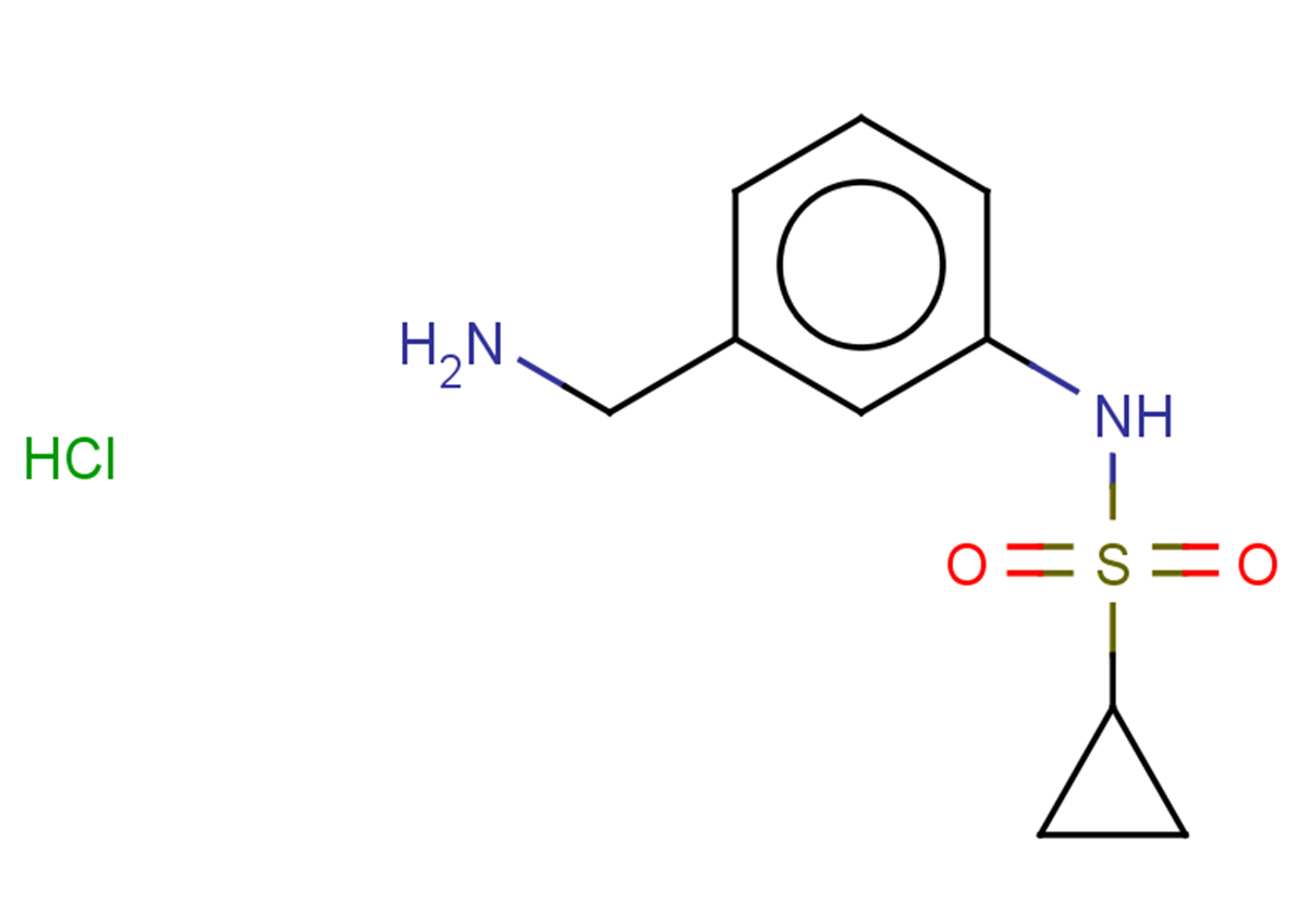 N-[3-(aminomethyl)phenyl]cyclopropanesulfonamide hydrochloride