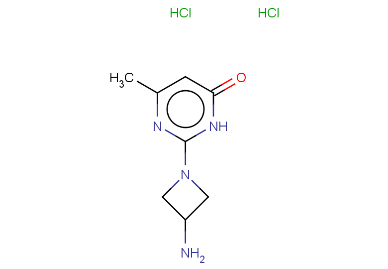 2-(3-aminoazetidin-1-yl)-6-methyl-3,4-dihydropyrimidin-4-one dihydrochloride