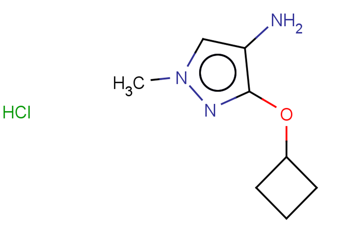 3-cyclobutoxy-1-methyl-1H-pyrazol-4-amine hydrochloride