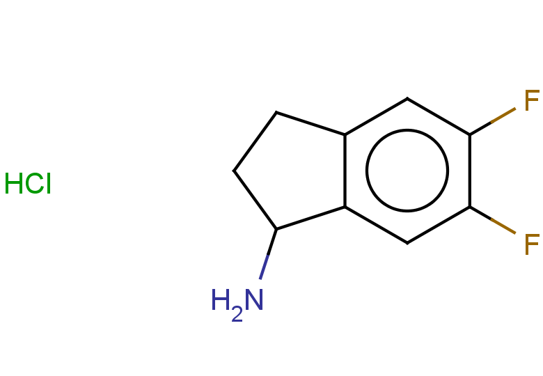 5,6-difluoro-2,3-dihydro-1H-inden-1-amine hydrochloride