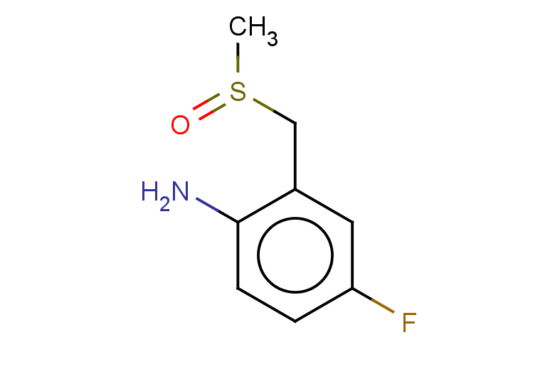 4-fluoro-2-(methanesulfinylmethyl)aniline