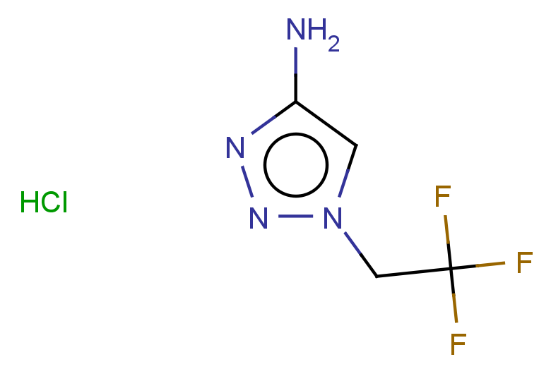1-(2,2,2-trifluoroethyl)-1H-1,2,3-triazol-4-amine hydrochloride
