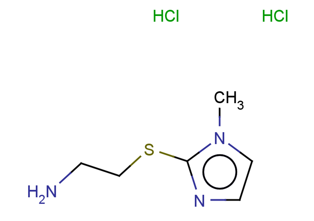 2-[(1-methyl-1H-imidazol-2-yl)sulfanyl]ethan-1-amine dihydrochloride