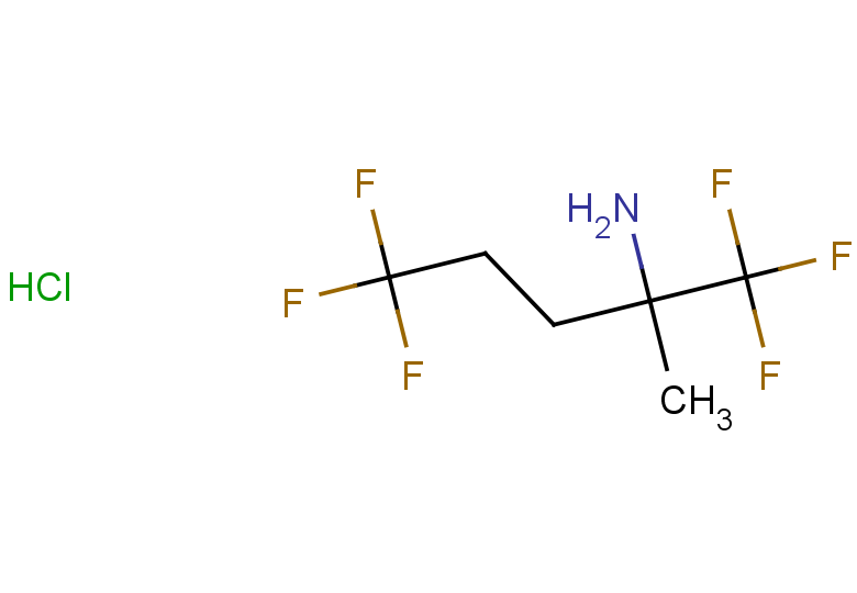 1,1,1,5,5,5-hexafluoro-2-methylpentan-2-amine hydrochloride