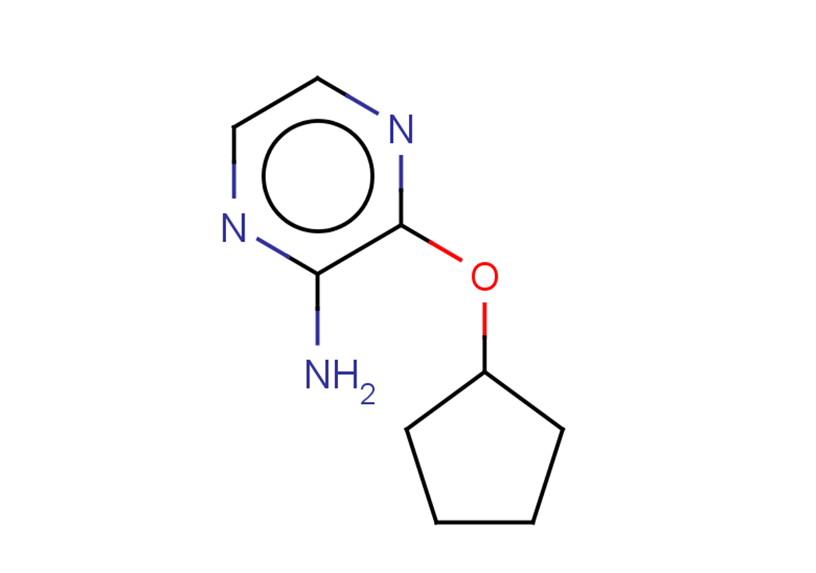 3-(cyclopentyloxy)pyrazin-2-amine