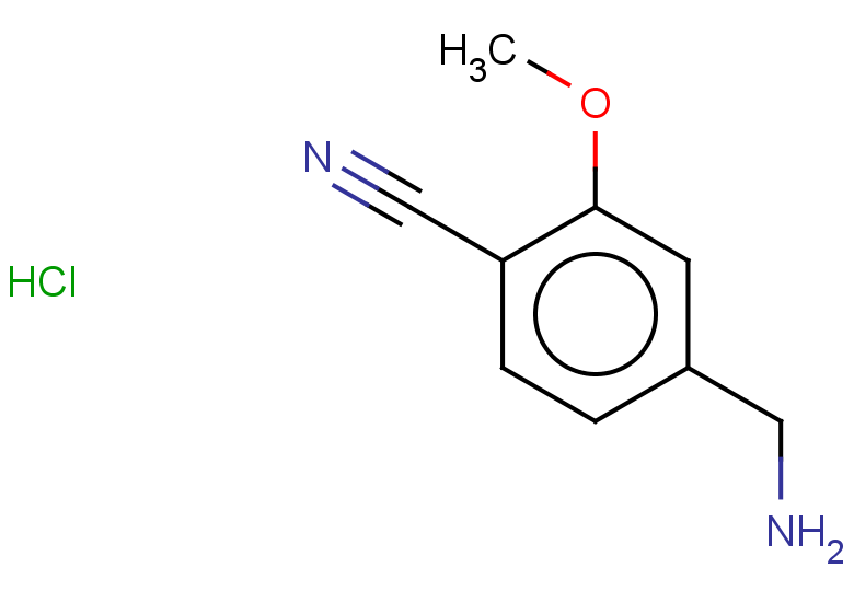 4-(aminomethyl)-2-methoxybenzonitrile hydrochloride