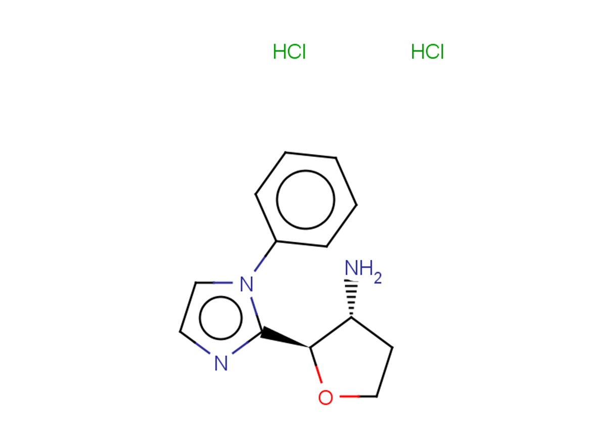 rac-(2R,3R)-2-(1-phenyl-1H-imidazol-2-yl)oxolan-3-amine dihydrochloride