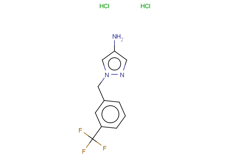 1-{[3-(trifluoromethyl)phenyl]methyl}-1H-pyrazol-4-amine dihydrochloride