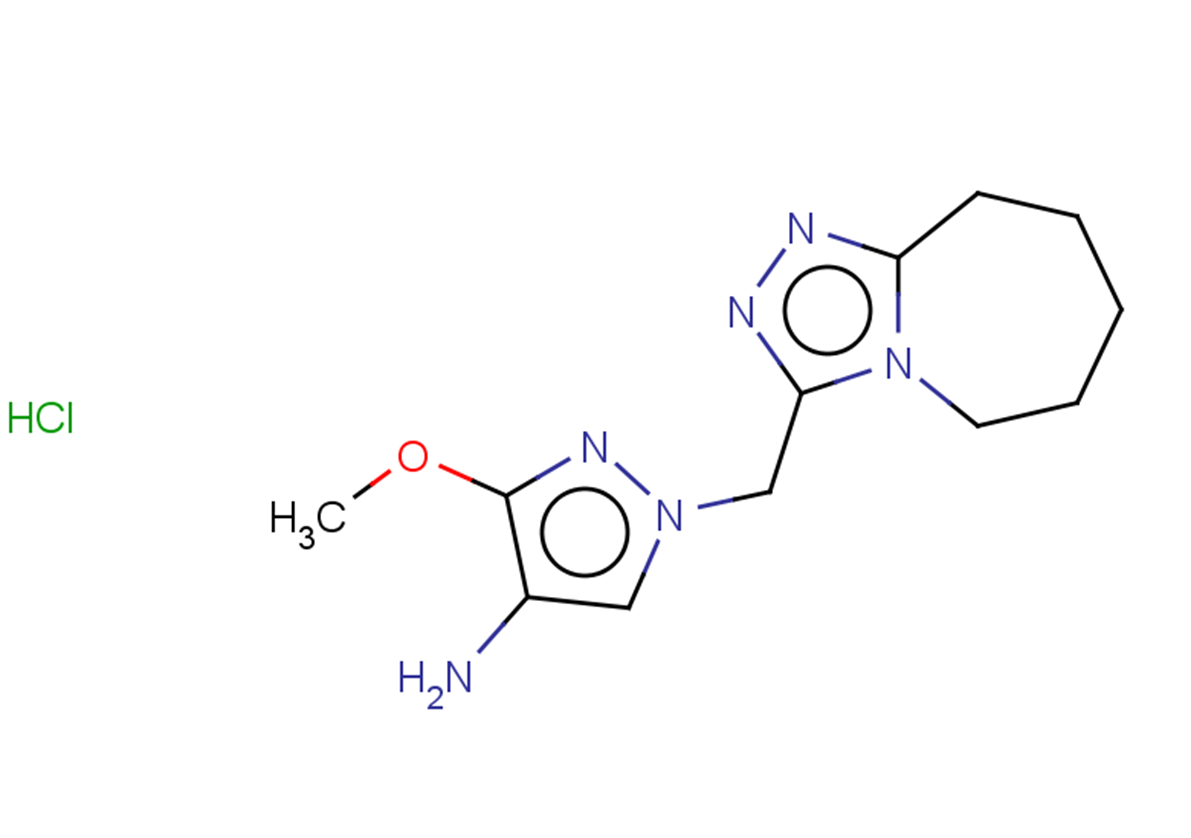 3-methoxy-1-({5H,6H,7H,8H,9H-[1,2,4]triazolo[4,3-a]azepin-3-yl}methyl)-1H-pyrazol-4-amine hydrochloride