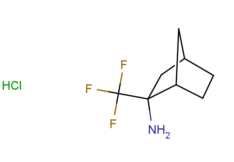 2-(trifluoromethyl)bicyclo[2.2.1]heptan-2-amine hydrochloride, Mixture of diastereomers