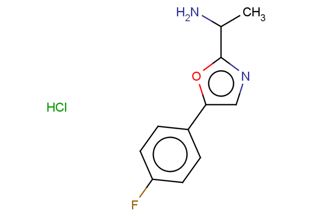 1-[5-(4-FLUOROPHENYL)-1,3-OXAZOL-2-YL]ETHANAMINE HYDROCHLORIDE
