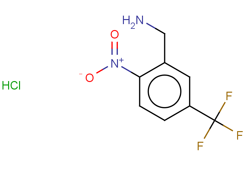 1-[2-nitro-5-(trifluoromethyl)phenyl]methanamine hydrochloride