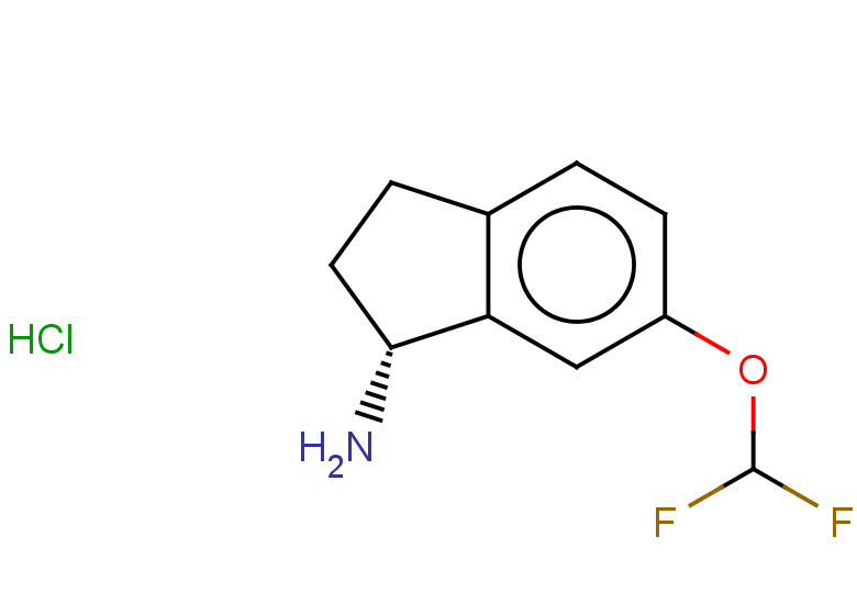 (1R)-6-(difluoromethoxy)-2,3-dihydro-1H-inden-1-amine hydrochloride