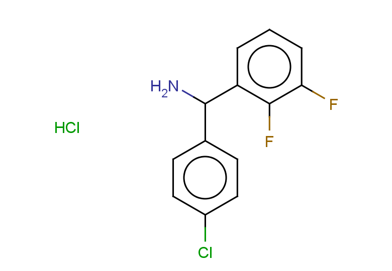 (4-chlorophenyl)(2,3-difluorophenyl)methanamine hydrochloride