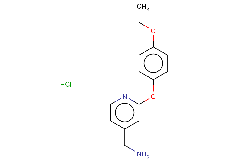 1-[2-(4-ethoxyphenoxy)pyridin-4-yl]methanamine hydrochloride