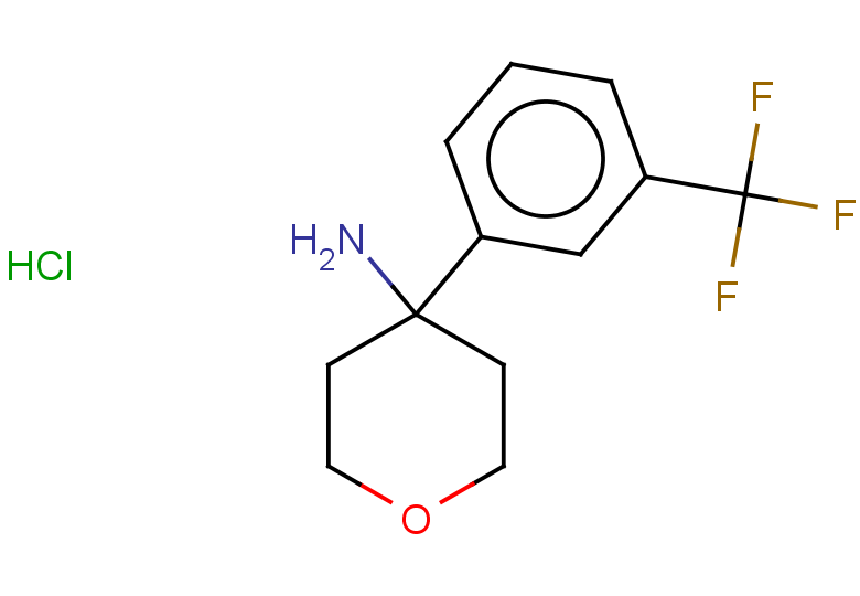 4-[3-(trifluoromethyl)phenyl]oxan-4-amine hydrochloride
