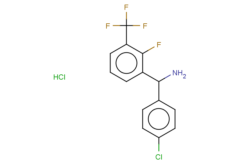 (4-chlorophenyl)[2-fluoro-3-(trifluoromethyl)phenyl]methanamine hydrochloride