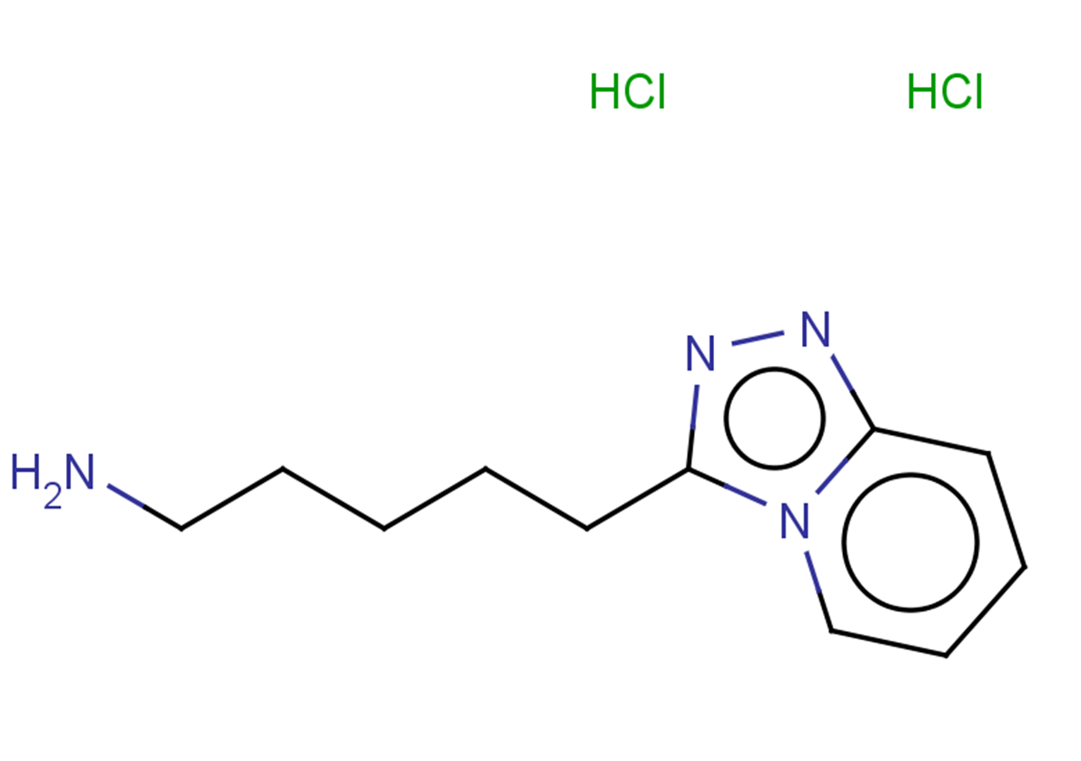 5-{[1,2,4]triazolo[4,3-a]pyridin-3-yl}pentan-1-amine dihydrochloride