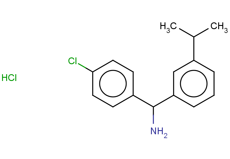 (4-chlorophenyl)[3-(propan-2-yl)phenyl]methanamine hydrochloride