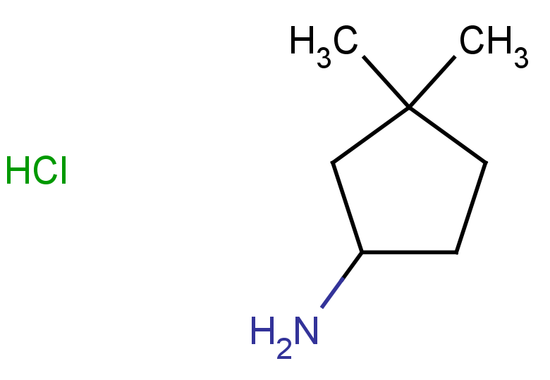 3,3-dimethylcyclopentan-1-amine hydrochloride