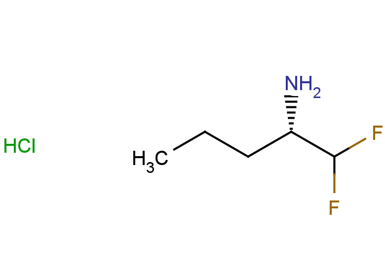 (2S)-1,1-difluoropentan-2-amine hydrochloride