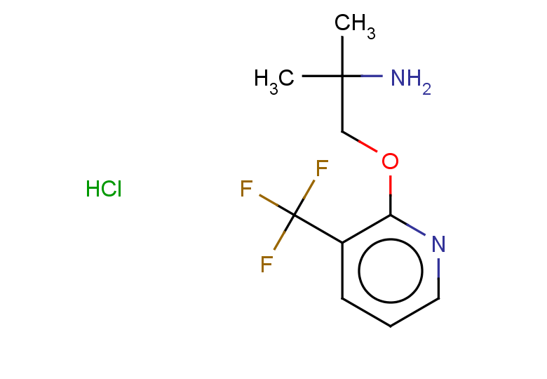 2-(2-amino-2-methylpropoxy)-3-(trifluoromethyl)pyridine hydrochloride