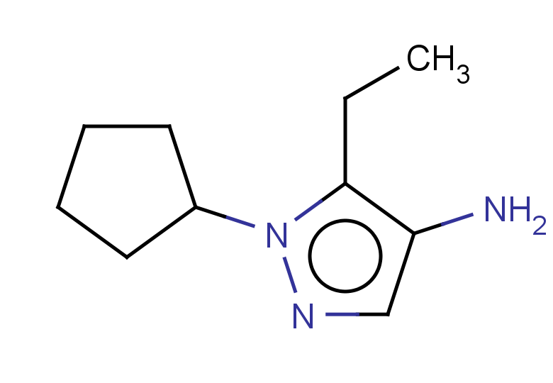 1-cyclopentyl-5-ethyl-1H-pyrazol-4-amine