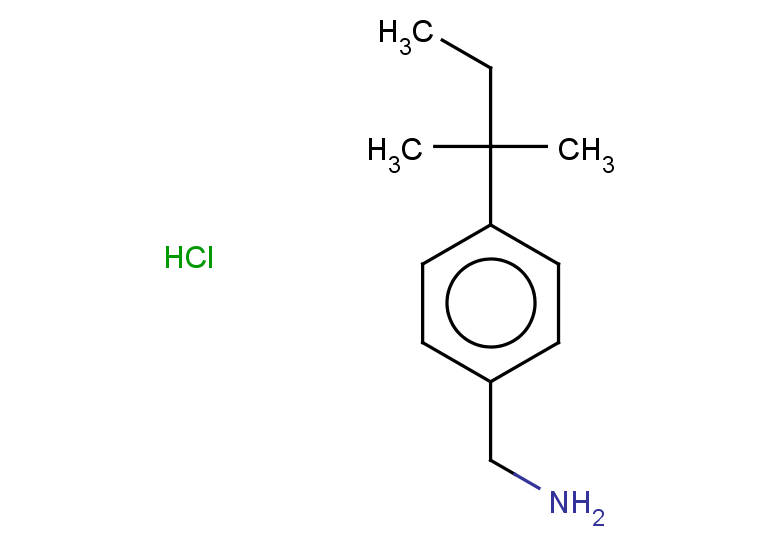 [4-(2-methylbutan-2-yl)phenyl]methanamine hydrochloride