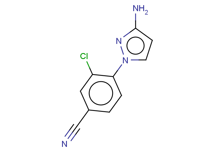 4-(3-amino-1H-pyrazol-1-yl)-3-chlorobenzonitrile
