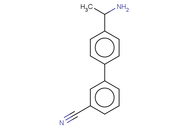 3-[4-(1-aminoethyl)phenyl]benzonitrile