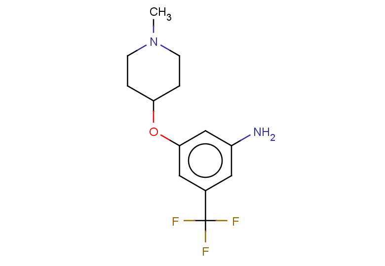 3-[(1-methylpiperidin-4-yl)oxy]-5-(trifluoromethyl)aniline