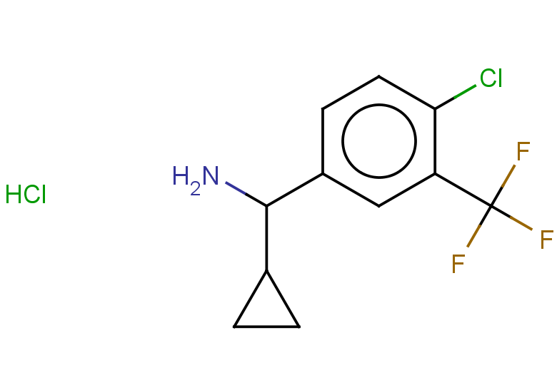 [4-chloro-3-(trifluoromethyl)phenyl](cyclopropyl)methanamine hydrochloride