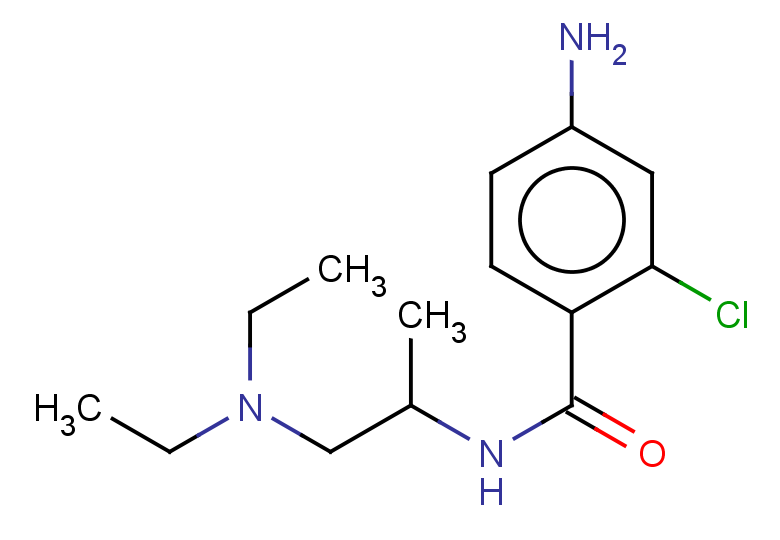 4-amino-2-chloro-N-[1-(diethylamino)propan-2-yl]benzamide