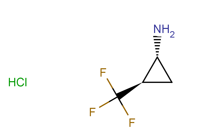 rac-(1R,2R)-2-(trifluoromethyl)cyclopropan-1-amine hydrochloride, trans