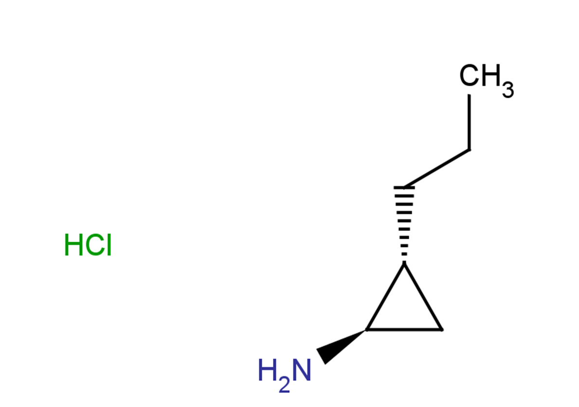 rac-(1R,2R)-2-propylcyclopropan-1-amine hydrochloride, trans