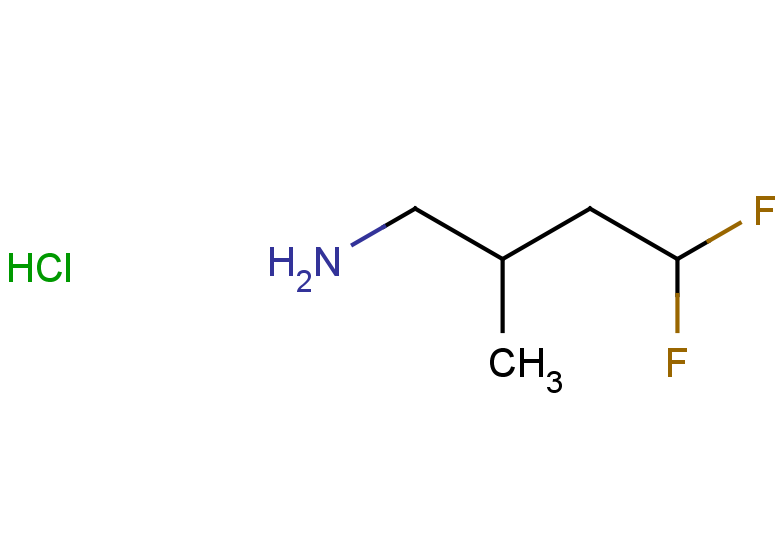 4,4-difluoro-2-methylbutan-1-amine hydrochloride