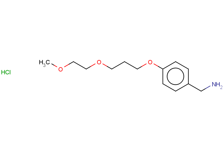 {4-[3-(2-methoxyethoxy)propoxy]phenyl}methanamine hydrochloride