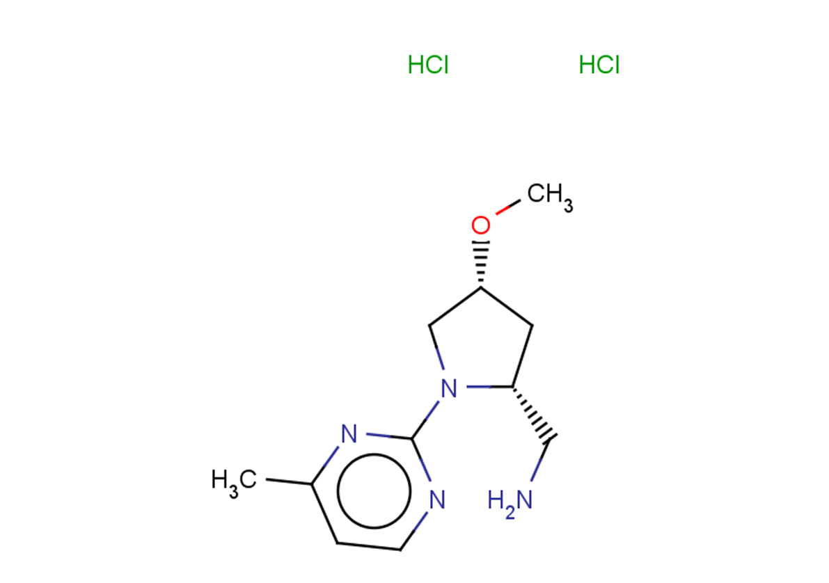 [(2R,4R)-4-methoxy-1-(4-methylpyrimidin-2-yl)pyrrolidin-2-yl]methanamine dihydrochloride