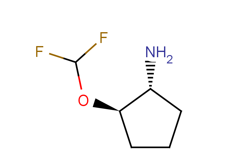 rac-(1R,2R)-2-(difluoromethoxy)cyclopentan-1-amine, trans