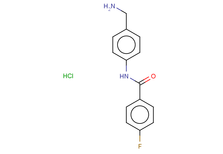 N-[4-(aminomethyl)phenyl]-4-fluorobenzamide hydrochloride