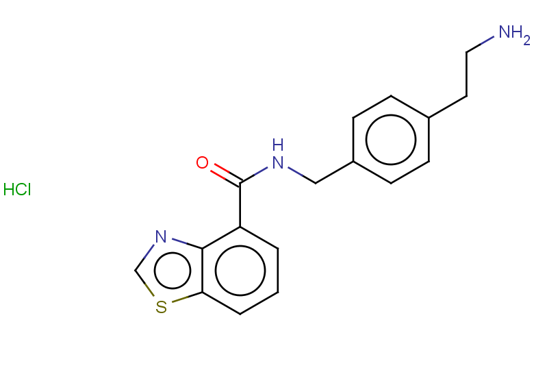 N-{[4-(2-aminoethyl)phenyl]methyl}-1,3-benzothiazole-4-carboxamide hydrochloride