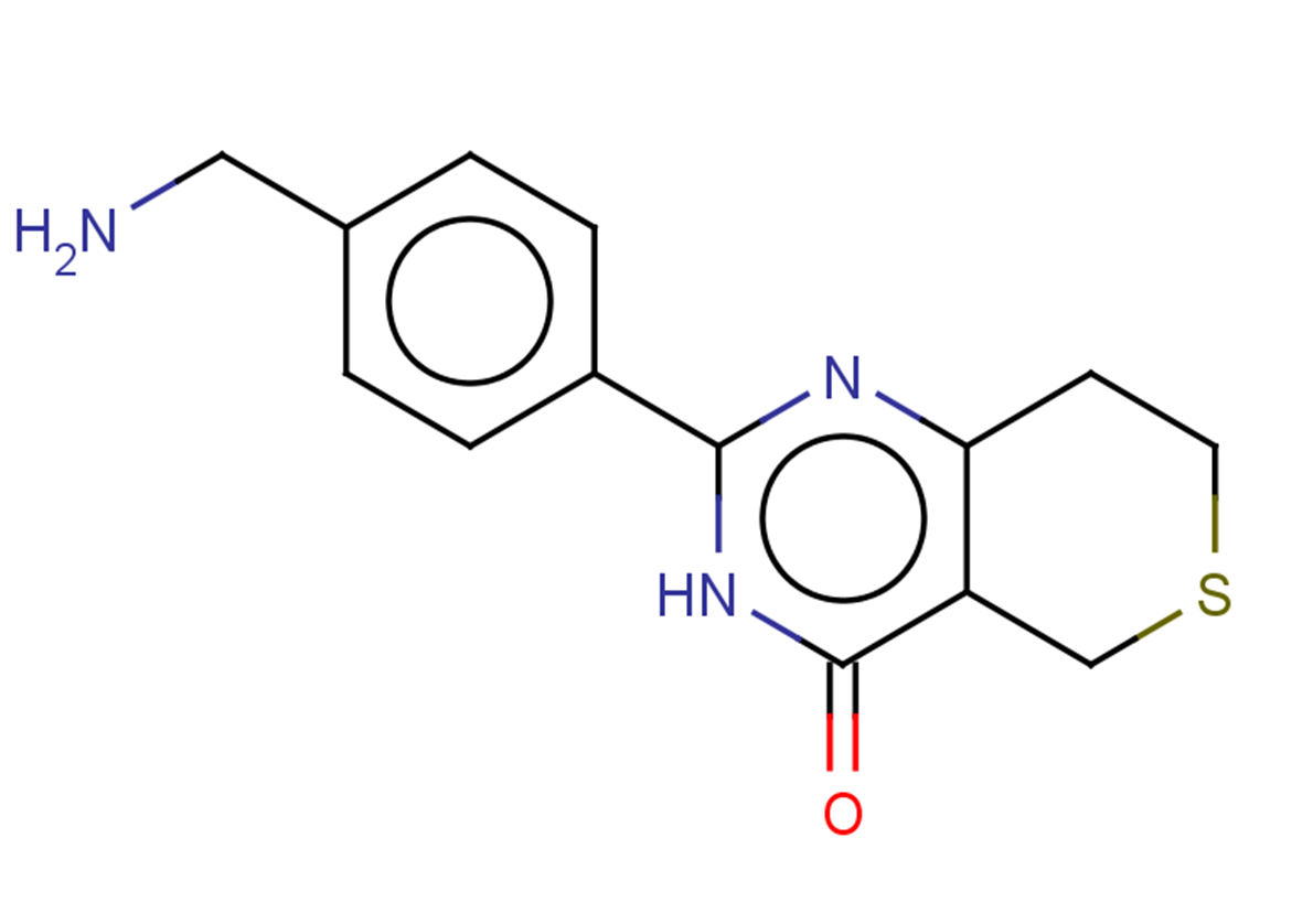 2-[4-(aminomethyl)phenyl]-3H,4H,5H,7H,8H-thiopyrano[4,3-d]pyrimidin-4-one