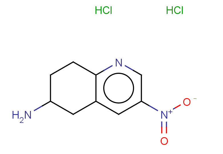 3-nitro-5,6,7,8-tetrahydroquinolin-6-amine dihydrochloride