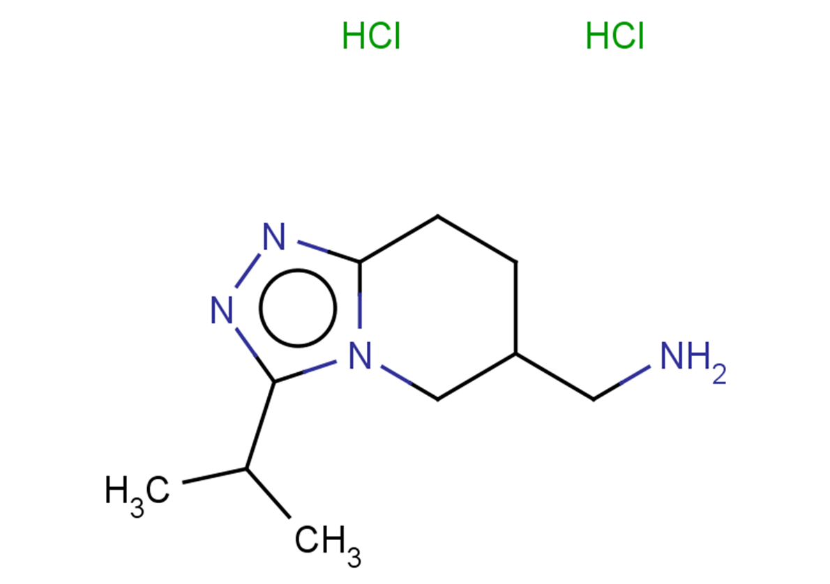 [3-(propan-2-yl)-5H,6H,7H,8H-[1,2,4]triazolo[4,3-a]pyridin-6-yl]methanamine dihydrochloride