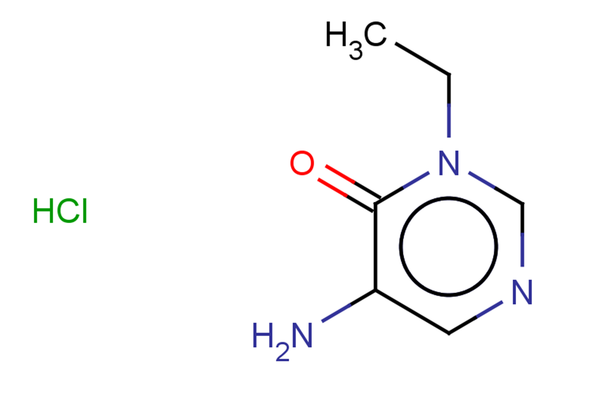 5-amino-3-ethyl-3,4-dihydropyrimidin-4-one hydrochloride